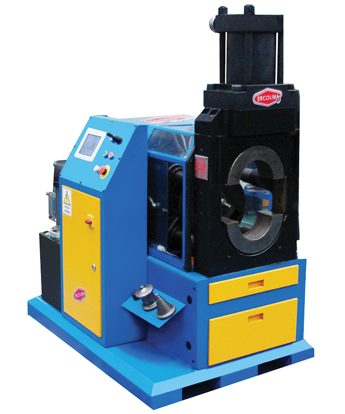 00-EFB220 Ercolina 400V Three Phase Erco Flange Flanging Machine with 8" Gas Capacity EFB220 - Image 1
