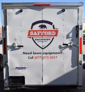 CY218 Cynergy 7x16 Enclosed Trailer TA White - Image 4
