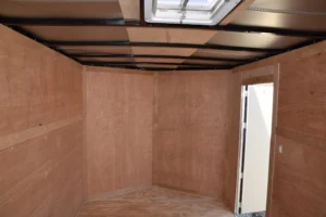 CY218 Cynergy 7x16 Enclosed Trailer TA White - Image 3