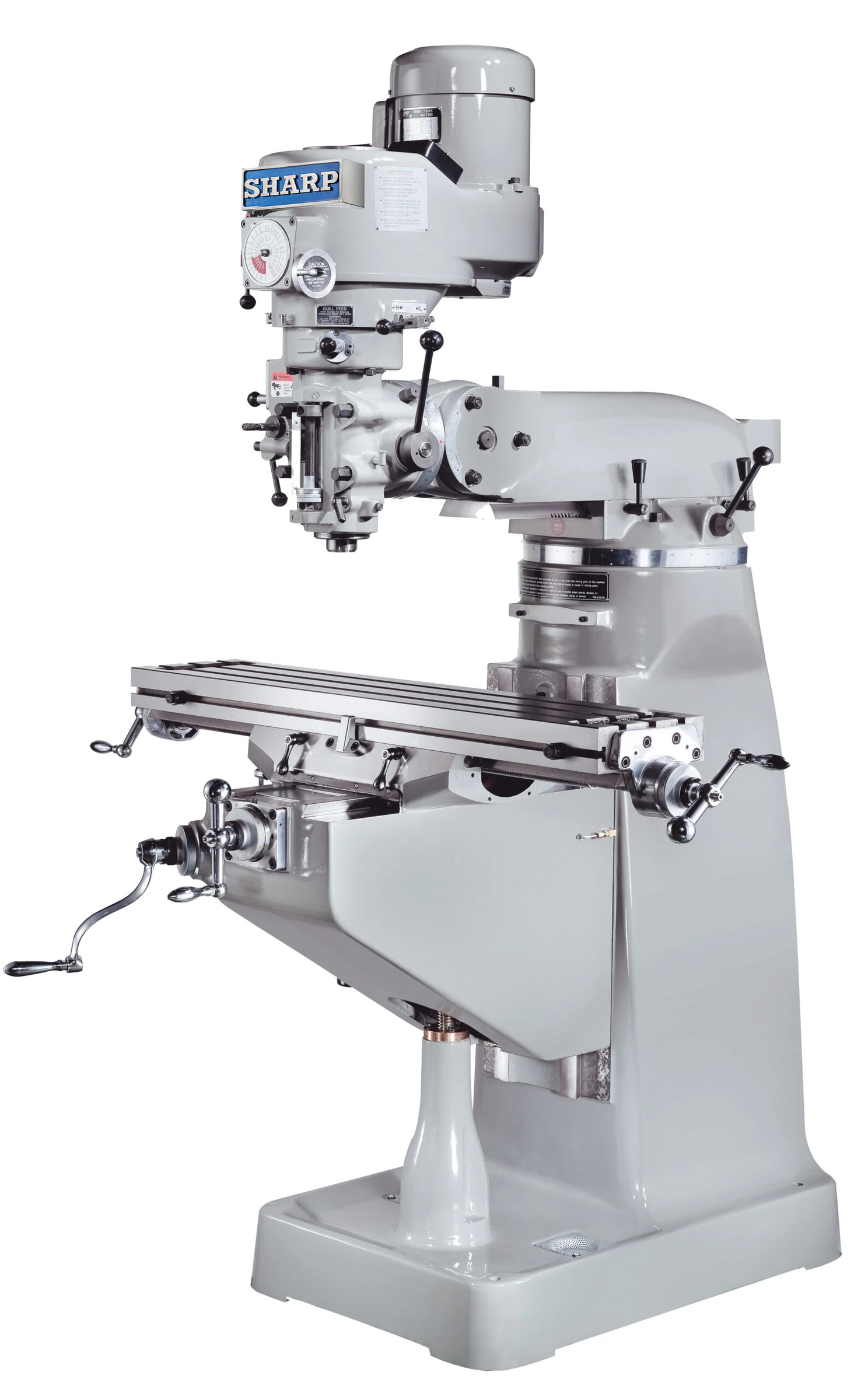 01_LMV-42-scaled-1 Sharp Industries 220V 42” Variable Speed Vertical Knee Mill LMV-42 - Image 1