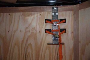 CY230 Cynergy 7x16 Enlcosed Trailer TA White W/ Racks - Image 9