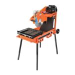 Norton Clipper Compact Masonary Saw | 14 In. | Rear Wheel Dolly with Removeable Legs | 1.5HP