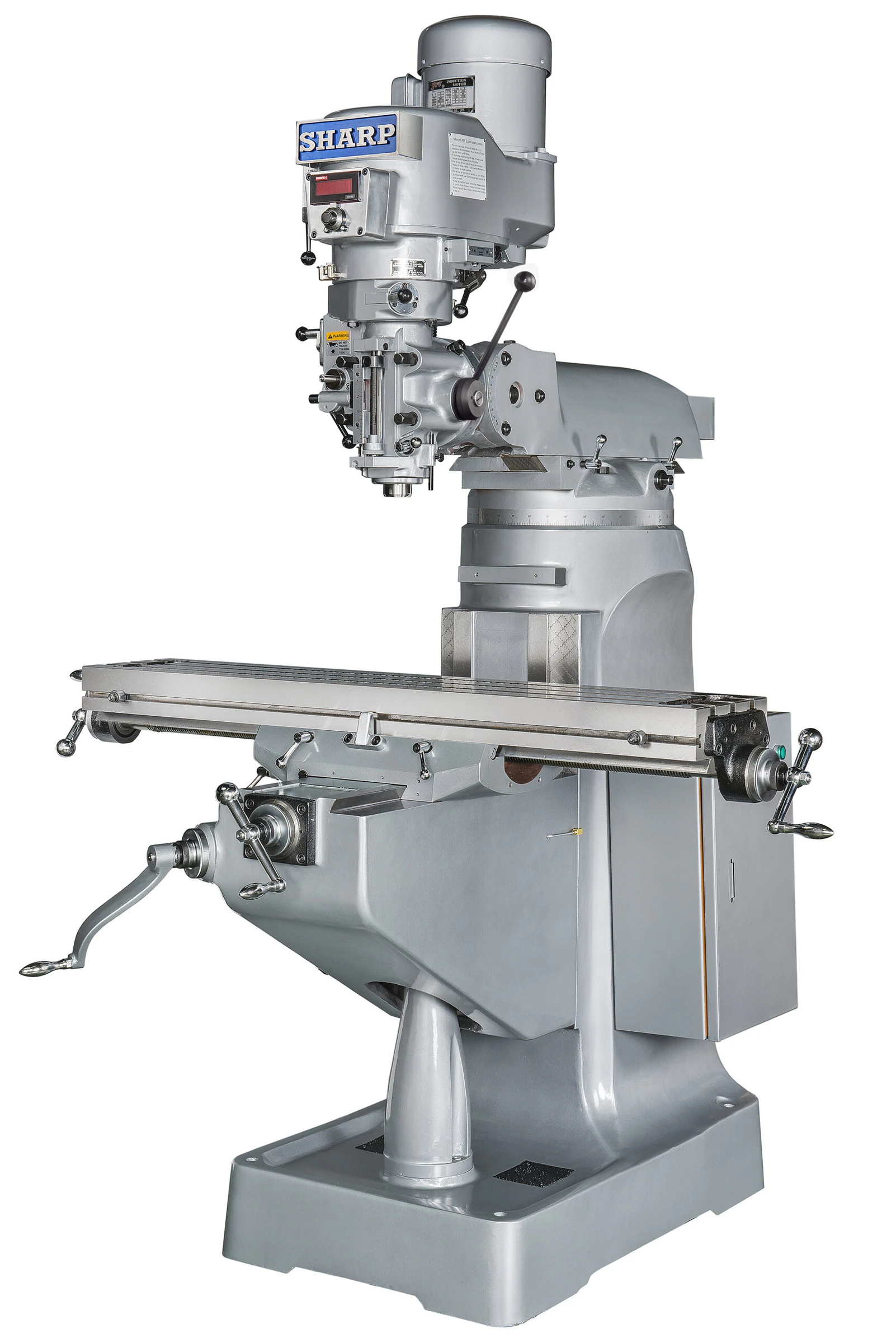 02_LMV-49-DVS-scaled-1 Sharp Industries 220V 49” Digital Variable Speed Vertical Knee Mill LMV-49-DVS - Image 1