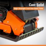 BravePro Forward Plate Compactor | 20 In. | Rubber Mat, Tank, and Wheel Kit | Honda GX160 - Image 5