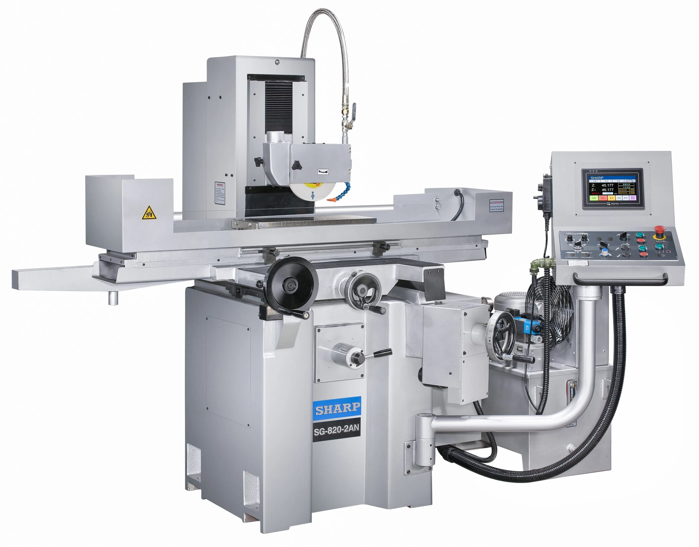 03_SG-820-2AN2028129-scaled-1 Sharp Industries SG Series 220V 8” x 20” Automatic Surface Grinder with NG Spindle Downfeed System SG820-2AN - Image 1