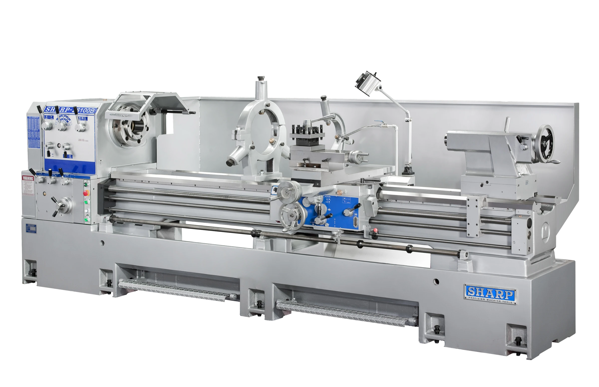 07_22-B-Series-scaled-2 Sharp Industries 230V 22” x 80” B Series Heavy Duty Precision Lathes 2280B - Image 1
