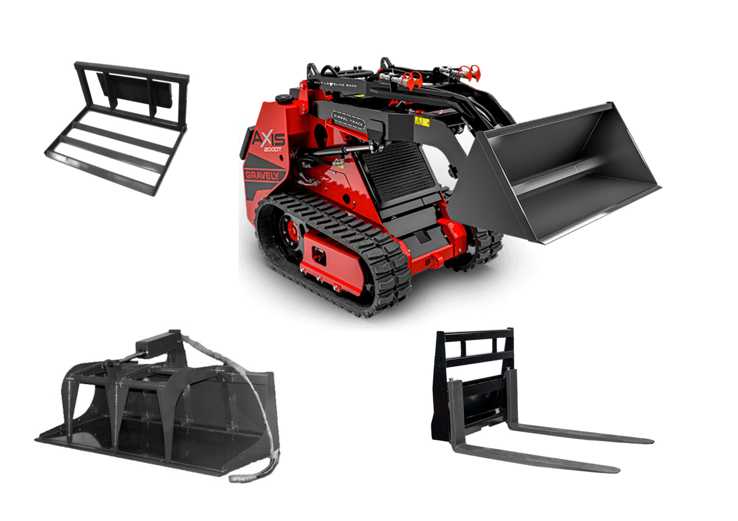 Gravely Axis 200DT Loader Bundle Gravely Axis 200DT Loader Bundle
