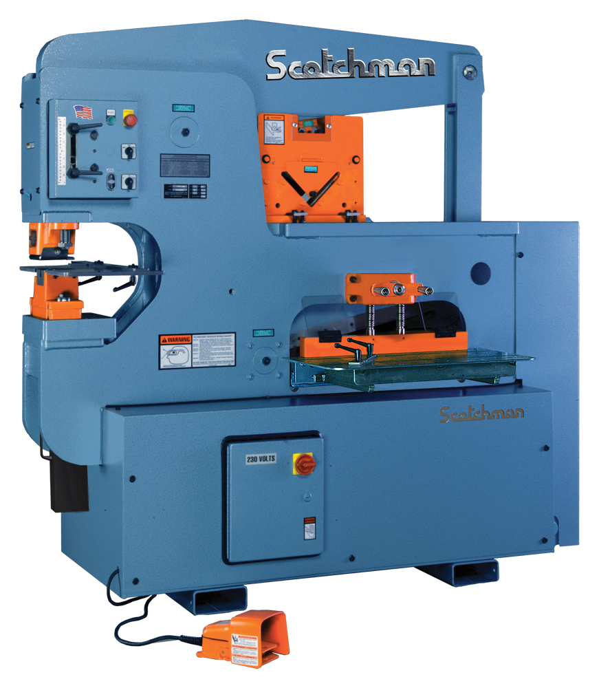 1-12012-24M_Scotchman20ironworker-1-1 Scotchman 12012-24M 460V Three Phase 120 Ton Hydraulic Ironworker 080735 - Image 1