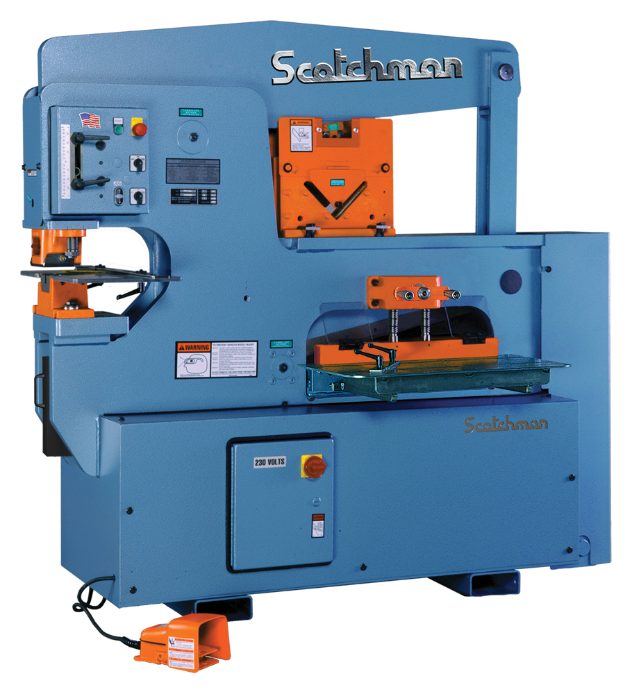 1-9012-24M-Scotchman20Industries Scotchman 9012-24M 230V Three Phase 90 Ton Hydraulic Ironworker 030010 - Image 1