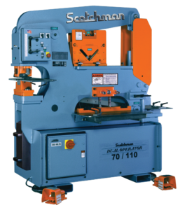 Scotchman DO 70/110-24M 230V Three Phase Dual Operator 70 Ton Hydraulic Ironworker 013910 - Image 2