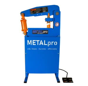 Metalpro 1.5HP 110V Single Phase 40 Ton Ironworker with Footswitch and Open Work Station MP4000 - Image 2
