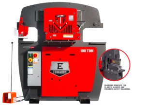 Edwards 100 Ton Ironworker 230V, 1Ph, PowerLink, Coper Notcher & 2 LED Lights 10203522 - Image 2