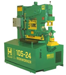 Uni-Hydro PRO 105-24 220V Three Phase 105 Ton Hydraulic Ironworker 110530
