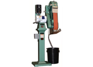 Burr King 4” x 60” Two Wheel 960-401 Variable Speed Wet Belt Grinder 31100 - Image 2