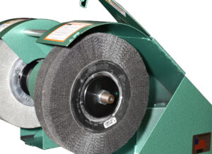 Burr King Model 1000 Variable Speed 1.5 HP 120V Single Phase Deburring and Polishing Machine 14120 - Image 2
