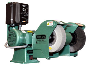 Burr King Model 1000 Variable Speed 1.5 HP 120V Single Phase Deburring and Polishing Machine 14120 - Image 3
