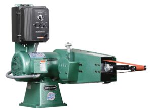 Burr King 2” x 72” Two Wheel Model 720 Variable Speed 120V Single Phase Probe Belt Grinder with Manual Tension 16110M