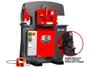 Edwards 55 Ton Ironworker 1 Phase, 230 Volt, PowerLink, 10" Brake 55231522