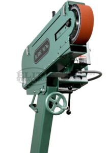 Burr King 3” x 79” Two Wheel Model 979 3 HP 440V Three Phase Belt Grinder with Elevation Control 17413 - Image 2