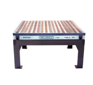 Weldsale 5’ x 5’ Welding Table Platen and Steel Stand Bundle WSC-55B-BUNDLE