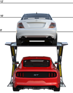 BendPak Autostacker™ A6S Scissors Parking Lift Platform 6,000 lb w/Power Unit Console - Image 6