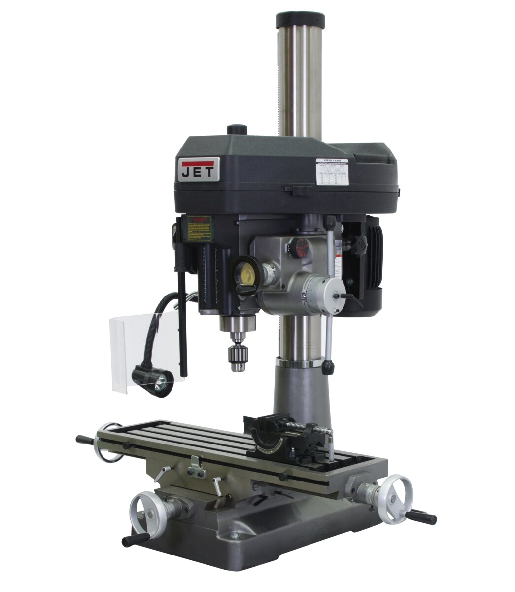 2b4e091379d7a02e2a27af2e2d61b73bef5b2203_350020_main.jpg Jet JMD-18PFN Mill/Drill With Power Downfeed 115/230V 1Ph 350020 - Image 1