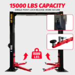 Katool KT-M150D Symmetric 15,000 lbs 2 Post Lift - Image 2