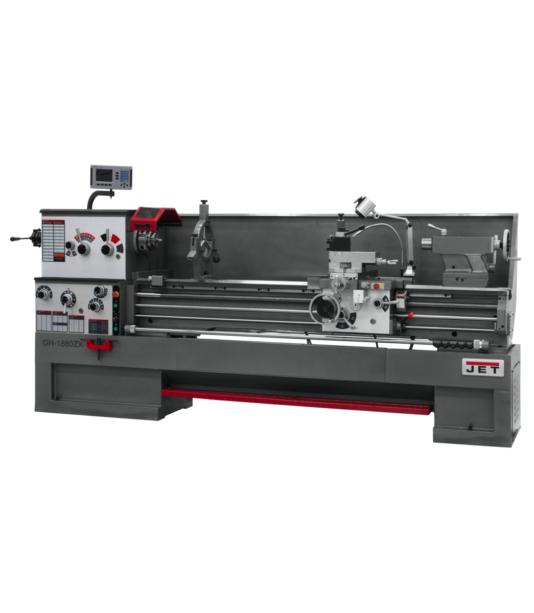 321599_main.png Jet GH-1880ZX With ACU-RITE 303 DRO With Taper Attachment and Collet Closer 321599 - Image 1