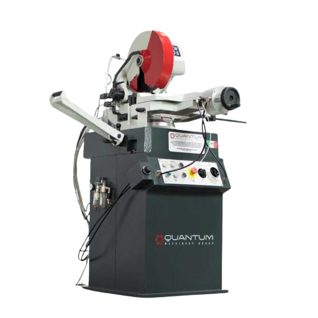 350-S-1-1.png Quantum Machinery MACC 14” 480V Three Phase Semi-Automatic Pivot-Style Cold Saw 350-S - Image 1
