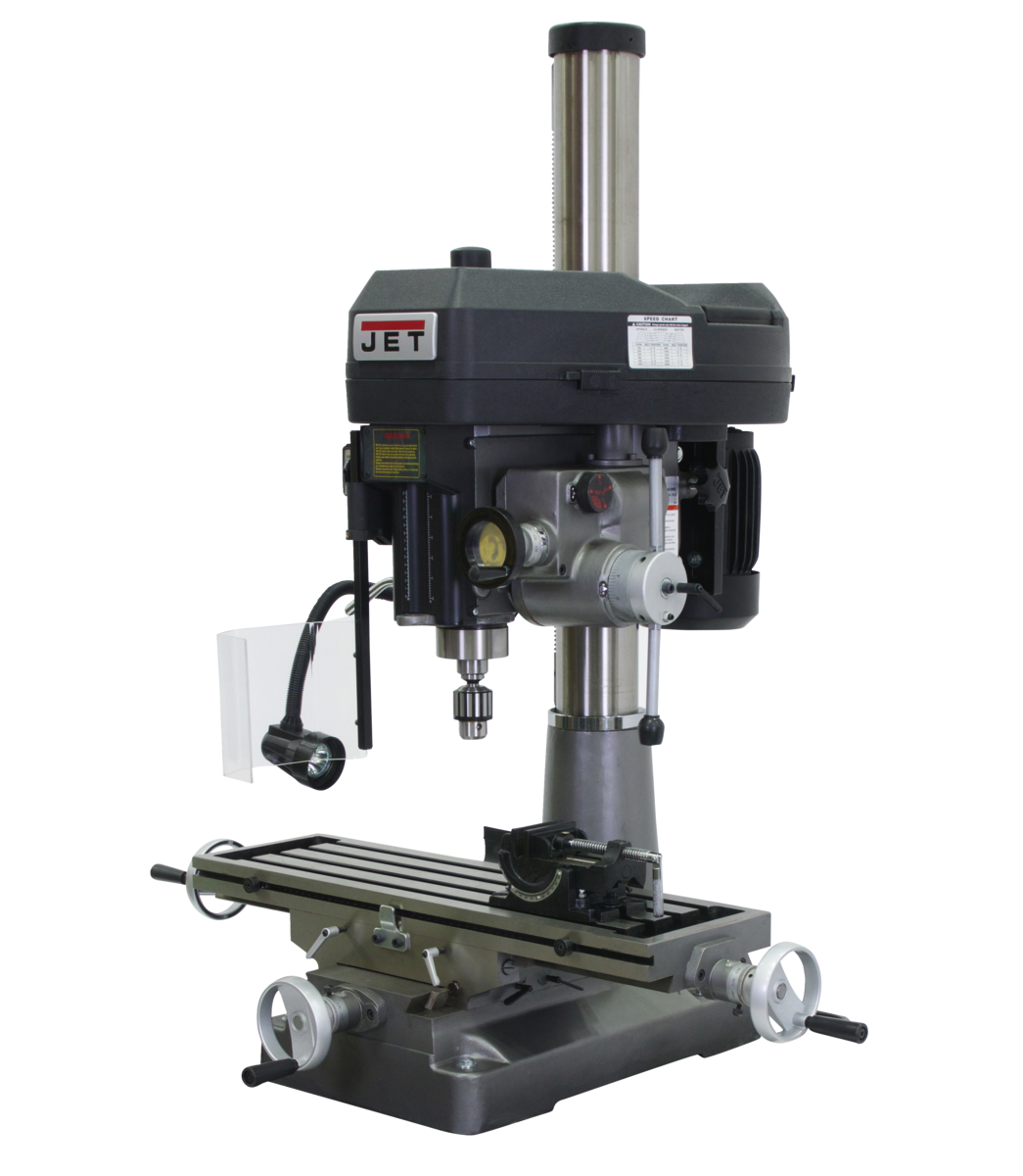 350128_main.png Jet JMD-18PFN Mill/Drill With NEWALL DP700 DRO 350128 - Image 1