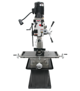 Jet JMD-40GHPF Geared Head Mill/Drill with Power Downfeed & Newall DP700 2-Axis DRO & X-Powerfeed 351143