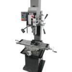 Jet JMD-45VSPFT Variable Speed Geared Head Square Column Mill/Drill with Power Downfeed & Newall DP500 2-Axis DRO & X-Axis Powerfeed 351165