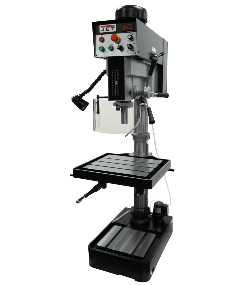354226_main.png Jet JDP-20EVST-460, 1-1/2" Drilling Capacity, 2HP, 460V, 3Ph with Forward and Reverse Tapping capability 354226 - Image 1