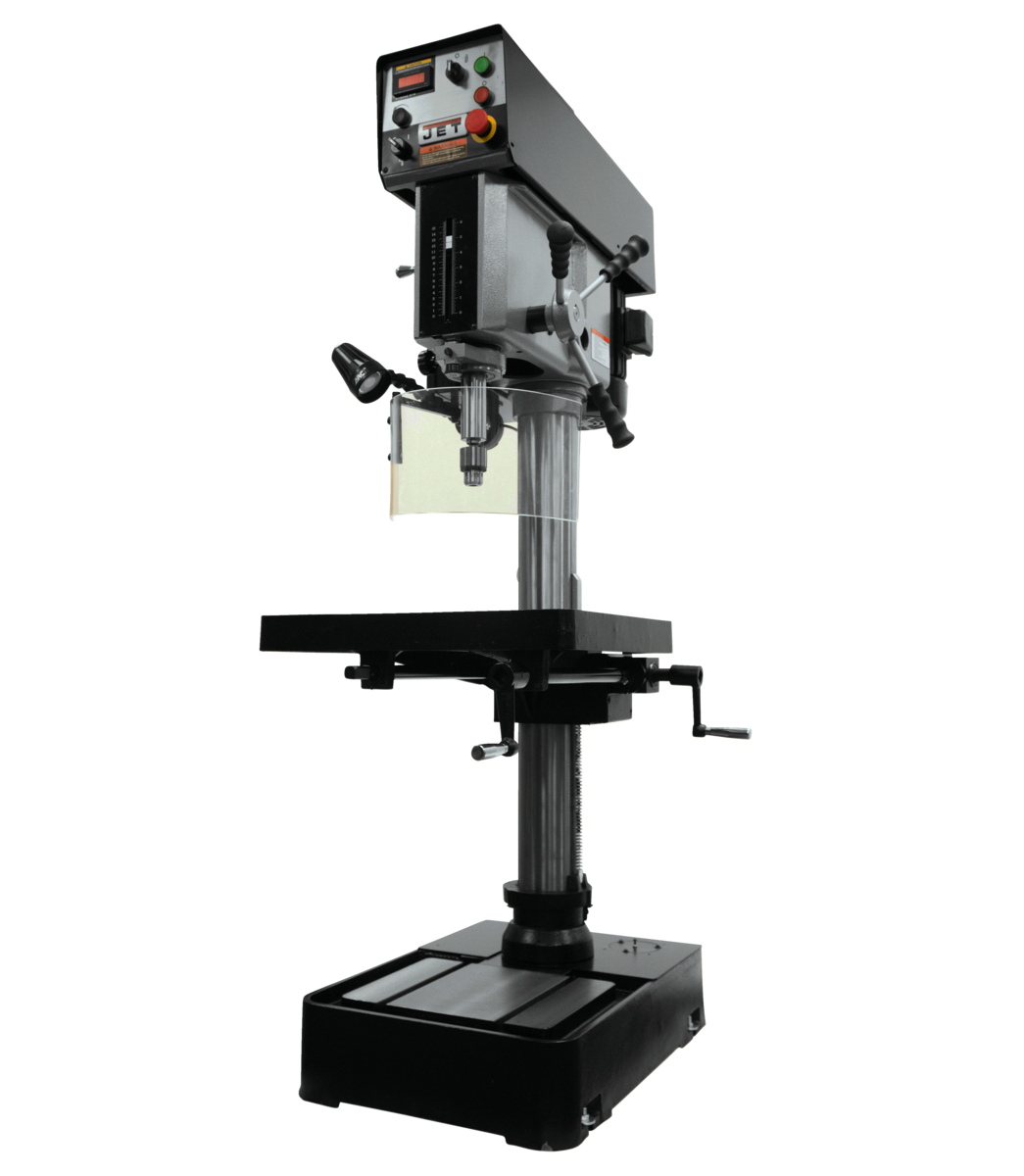 354240_main.png Jet JDP-20VST , Variable Speed with Tapping 1-1/2 Drilling Capacity, 2HP, 230V, 3Ph 354240 - Image 1