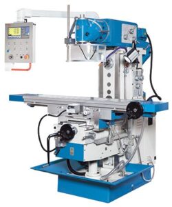 Knuth 4HP 54"x13" UWF 3.2 Universal Milling Machine with Swiveling Vertical Head 362695