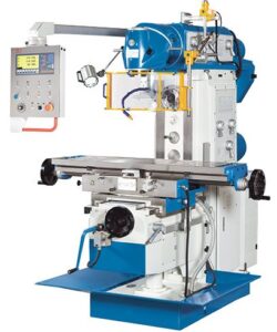 Knuth 7.4HP 52"x14" Variable Speed UWF 5 Vertical Universal Milling Machine with Horizontal Spindle 362750
