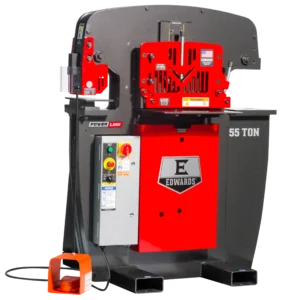 Edwards 55 Ton Ironworker 230V, 3Ph with PowerLink IW55-3P230-AC500