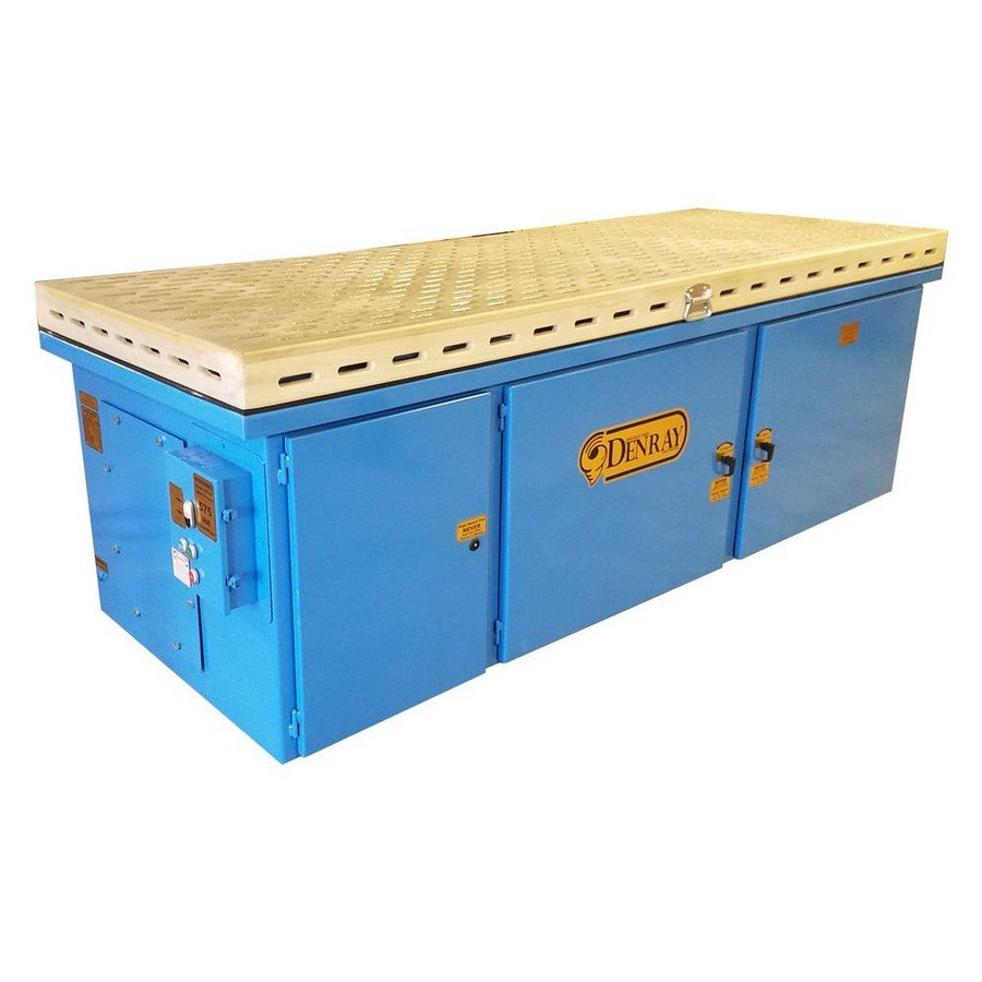 3696b-front-left-view-june-2017_1 Denray 3696B Series Down Draft Sanding Table with Push-Button Cleaning 36" x 96" 220V Three-Phase - Image 1
