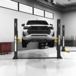 APEX AL9LC Floorplate Low-Ceiling 2 Post Lift 9,000 lbs - Image 3