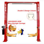 Katool KT-M110 Symmetric 2 Post Clear-Floor Car Lift 11,000 lbs - Image 2