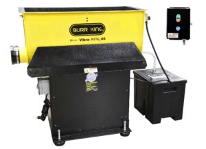 Burr King Model 45 Vibra King 220V Three Phase 4.5 Cubic Foot Vibratory Chamber with Process Timer 45703 - Image 3