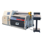 Carell Industrial 4R-HMS Series 220V Three Phase 5’ x ¼” 4-Roll Double-Pinch Hydraulic Plate Roll 1550x180
