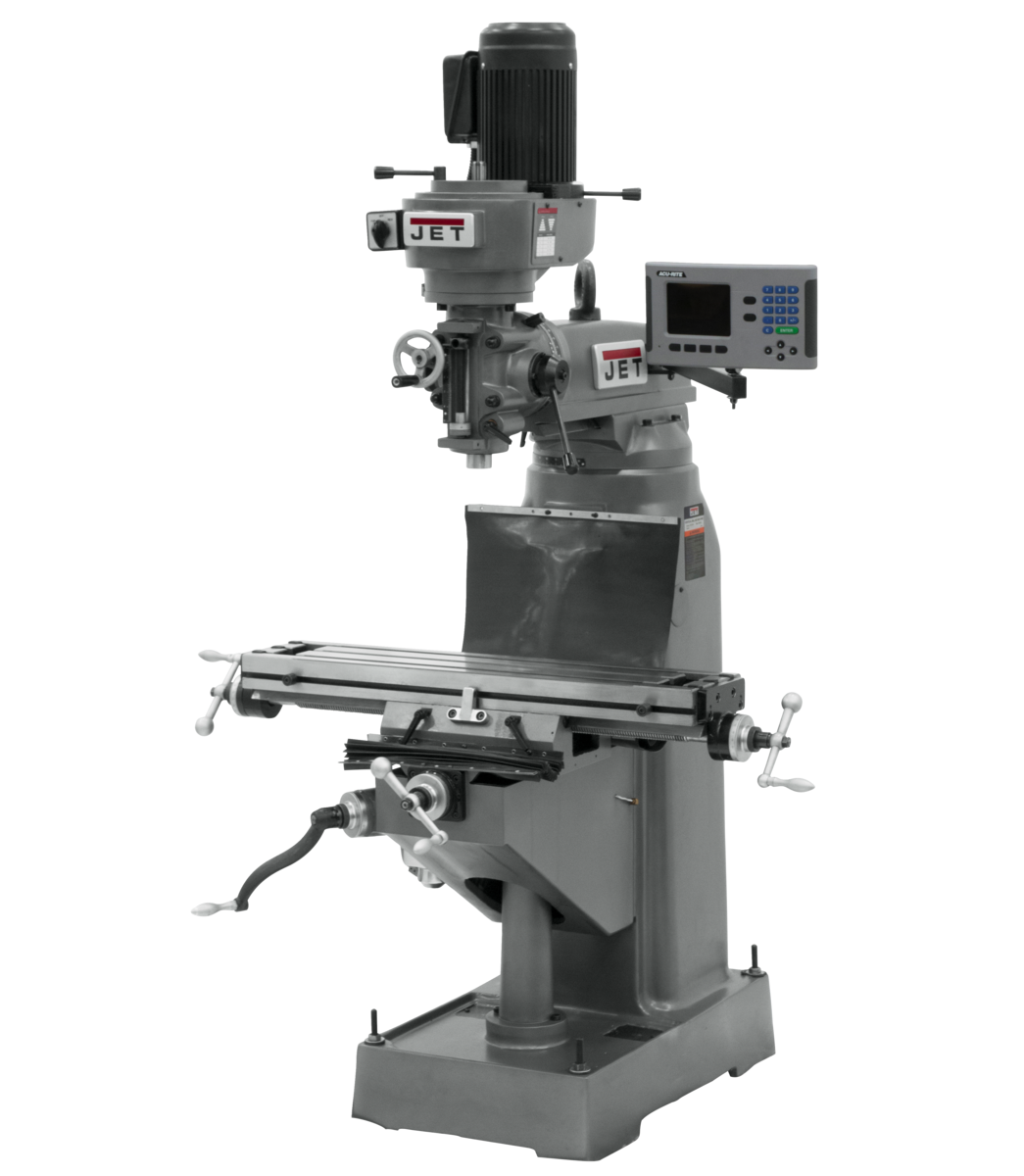 690190_main.png Jet JVM-836-3 Mill With ACU-RITE 203 DRO 690190 - Image 1