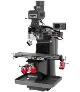Jet JTM-949EVS Mill With 3-Axis Acu-Rite 203 DRO (Knee) With X, Y and Z-Axis Powerfeeds 690529