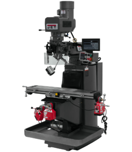 Jet JTM-949EVS Mill With 3-Axis Newall DP700 DRO (Knee) With X, Y and Z-Axis Powerfeeds 690544