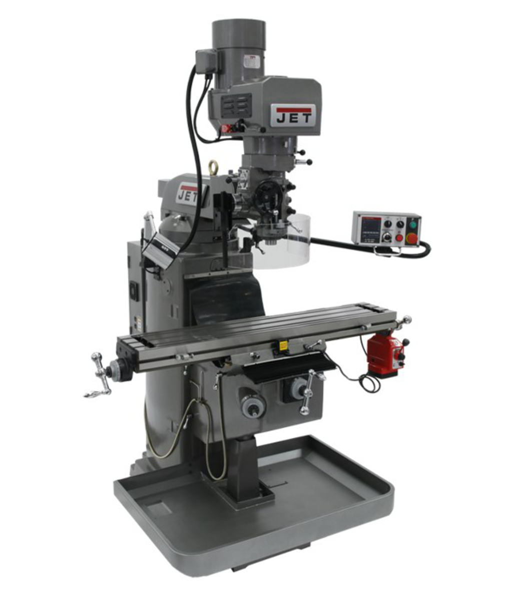 690619_main.png Jet JTM-1050EVS2/230 Mill With Acu-Rite 203 DRO With X-Axis Powerfeed 690619 - Image 1
