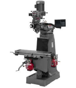 Jet JTM-1 Mill With Newall DP700 DRO With X and Y-Axis Powerfeeds 691189