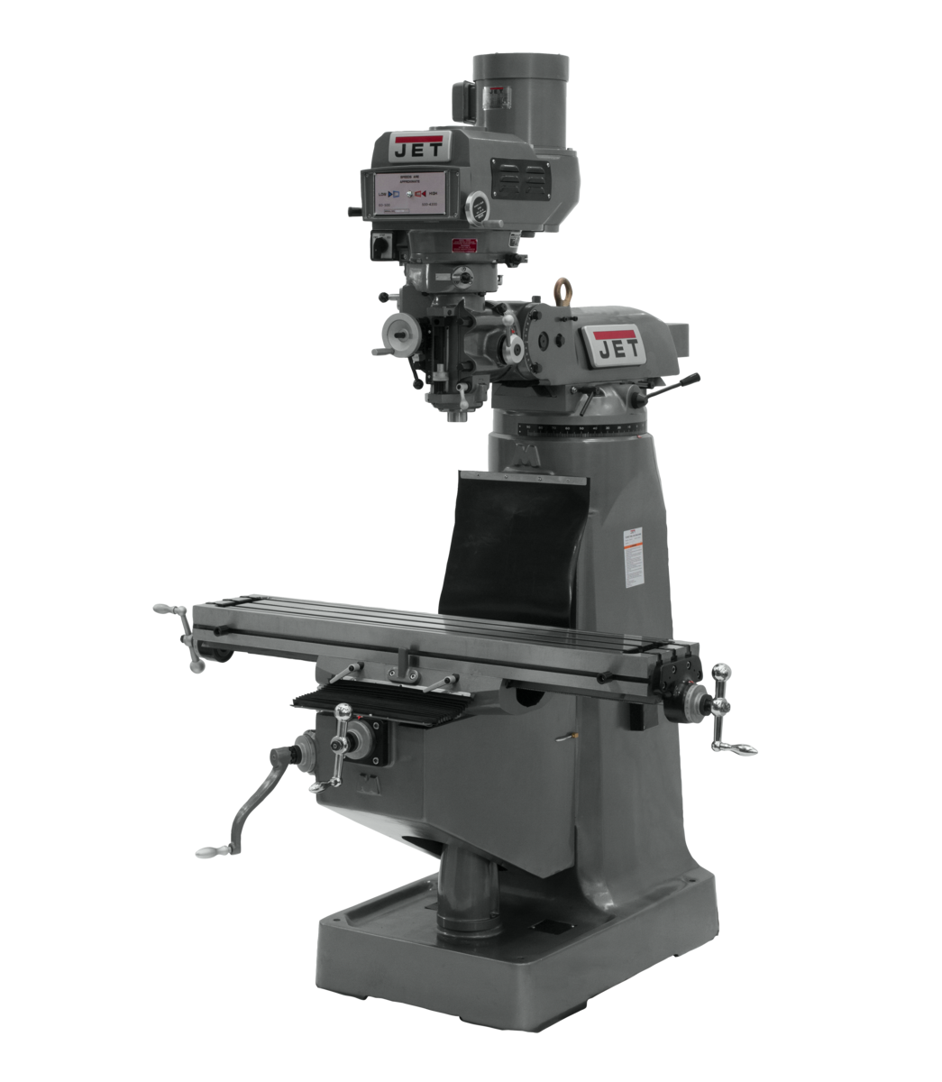 691202_main.png Jet JTM-4VS Mill With 3-Axis Newall DP700 DRO (Quill) 691202 - Image 1