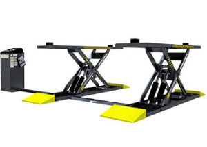 BendPak MDS-6EXT Open-Center Mid-Rise Scissors Lift / Extended Platform 6,000 lb - Image 2