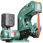 Burr King 1.5” x 60” Three Wheel Model 760 Variable Speed 1.5 HP 120V Single Phase Belt Grinder 72110